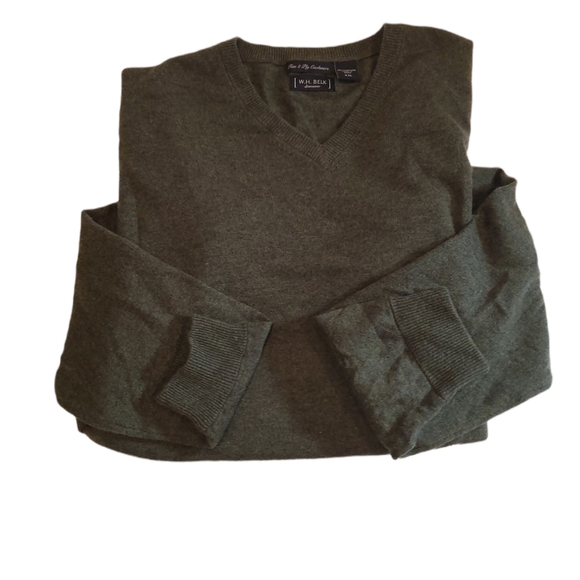 belk Sweaters Belk Cashmere Vneck Sweater Green Sz Xxl Poshmark